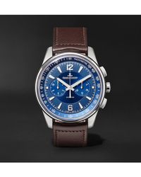 Jaeger-lecoultre - Polaris Automatic Chronograph 42mm Stainless Steel And Leather Watch - Lyst