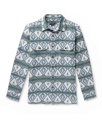 Pendleton - Beach Shack Brushed Cotton-jacquard Shirt - Lyst