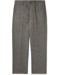 NN07 - Throwing Fits Paw 1799 Straight-leg Tweed Trousers - Lyst