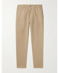 Altea - Dumbo Straight-leg Cotton-blend Gabardine Trousers - Lyst