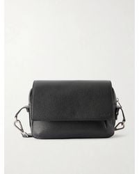 NN07 - Port Small Satchel 90023 Full-Grain Leather Messenger Bag - Lyst