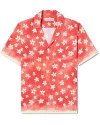 Orlebar Brown - Maitan Budding Life Camp-collar Floral-print Canvas Shirt - Lyst