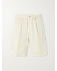 Brunello Cucinelli - Straight-Leg Cotton Bermuda Shorts - Lyst