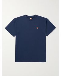 Sky High Farm - Logo-appliquéd Organic And Recycled-cotton Jersey T-shirt - Lyst