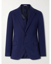 Brunello Cucinelli - Cotton-Blend Suit Jacket - Lyst