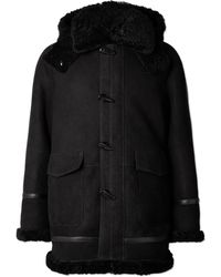 MR P. - Oversized Shearling Duffle Coat - Lyst
