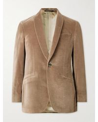Richard James - Hyde Slim-Fit Cotton-Velvet Tuxedo Jacket - Lyst