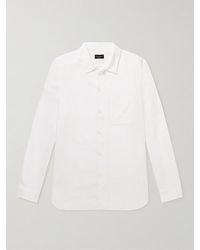 Club Monaco Cotton-poplin Shirt - White