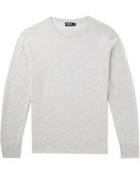 Zegna - Oasi Cashmere And Linen-blend Sweater - Lyst