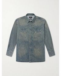 Beams Plus - Western Double Dye Denim Shirt - Lyst