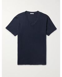 James Perse - T-Shirt aus gekämmtem Baumwoll-Jersey mit schmaler Passform - Lyst