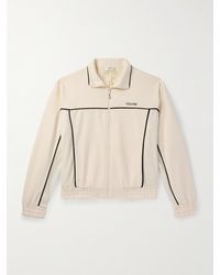 Celine - Trainingsjacke aus Jersey mit Mesh-Besatz und Logostickerei - Lyst