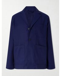 Frescobol Carioca - Lima Linen And Wool-blend Suit Jacket - Lyst