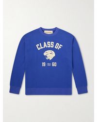 Valentino Garavani - Logo-Print Cotton-Jersey Sweatshirt - Lyst