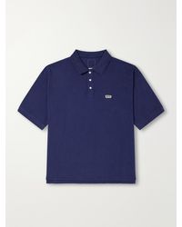 Visvim - Mondo Weller Logo-Appliquéd Cotton-Piqué Polo Shirt - Lyst