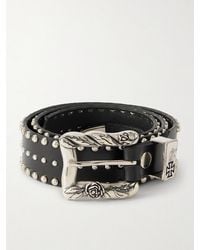 Enfants Riches Deprimes - Lock Jaw 3.5cm Studded Leather Belt - Lyst