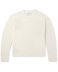 FRAME - Cashmere And Silk-blend Sweater - Lyst