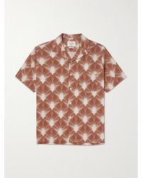 Portuguese Flannel - Feathers Printed Linen And Cotton-Blend Shirt - Lyst