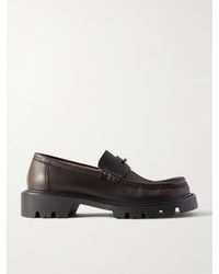 Loewe - Sierra Leather Penny Loafers - Lyst