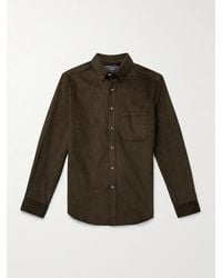 Portuguese Flannel - Lobo 2.0 Button-down Collar Cotton-corduroy Shirt - Lyst