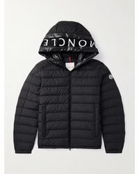 Moncler - Logo-Print Quilted Shell Hooded Down Jacket - Lyst