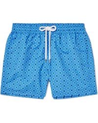 Frescobol Carioca - Straight-leg Short-length Printed Recycled Swim Shorts - Lyst