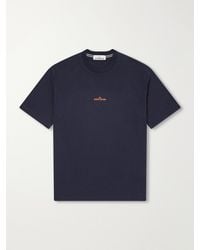 Stone Island - Logo-Print Cotton-Jersey T-Shirt - Lyst