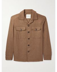 Piacenza 1733 - Cashmere And Silk-blend Overshirt - Lyst