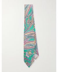 Drake's - 7Cm Nouveau Leaves Printed Silk-Shantung Tie - Lyst