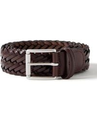 Anderson's - 3.5Cm Woven Leather Belt - Lyst