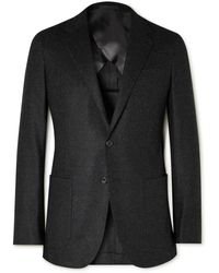 Kingsman - Checked Wool And Cashmere-blend Blazer - Lyst