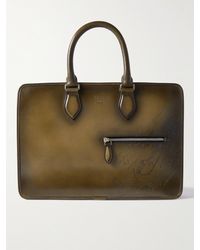 Berluti - Un Jour Mini Scritto Venezia Leather Briefcase - Lyst