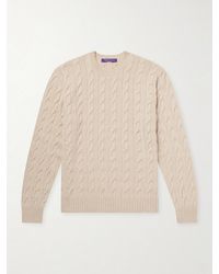 Ralph Lauren - Cashmere Cable-knit Sweater - Lyst