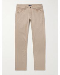 Peter Millar - Wayfare Slim-Fit Stretch-Tencel And Cotton-Blend Twill Trousers - Lyst