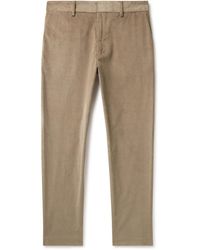 Paul Smith - Slim-fit Straight-leg Cotton-blend Corduroy Trousers - Lyst