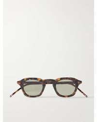 Thom Browne - Round-Frame Tortoiseshell Acetate Sunglasses - Lyst
