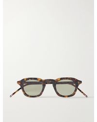 Thom Browne - Round-Frame Tortoiseshell Acetate Sunglasses - Lyst