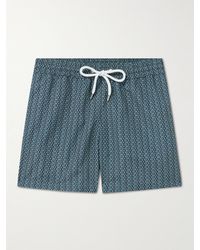 Frescobol Carioca - Slim-fit Short-length Printed Recycled Swim Shorts - Lyst