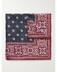 Favourbrook - Osterley Floral-print Silk Pocket Square - Lyst