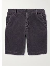 Remi Relief - Straight-Leg Cotton-Blend Corduroy Shorts - Lyst
