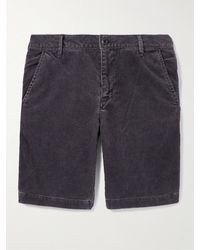 Remi Relief - Straight-leg Cotton-blend Corduroy Shorts - Lyst