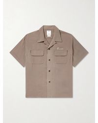 Visvim - Judo Convertible-collar Logo-embroidered Woven Shirt - Lyst
