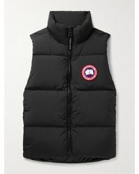 Canada Goose - Lawrence Slim-Fit Logo-Appliquéd Quilted Enduraluxe Down Gilet - Lyst