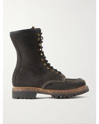 Visvim - Hi-folk Scout Moc Suede Boots - Lyst