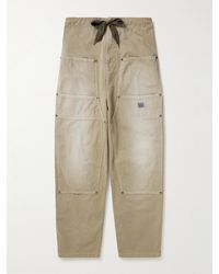 Kapital - Katsugari Straight-leg Cotton-twill Drawstring Trousers - Lyst