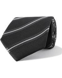 Tom Ford - 8Cm Striped Knitted Silk Tie - Lyst