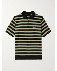 thisisneverthat - Logo-embroidered Striped Cotton Polo Shirt - Lyst