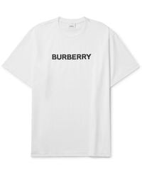 Burberry - Logo-print Cotton-jersey T-shirt - Lyst