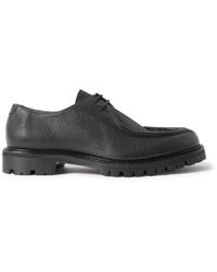 MR P. - Jacques Pebble-grain Leather Derby Shoes - Lyst