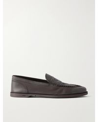 John Lobb - Pace Full-Grain Leather Loafers - Lyst